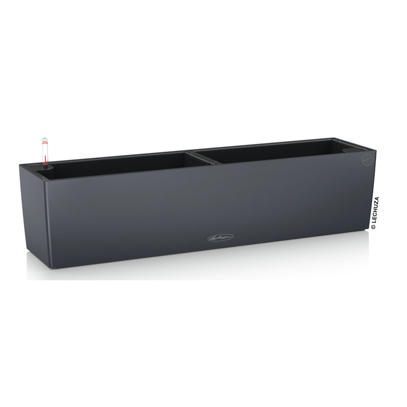 Balconera Window Box Planter, 19 cm H x 79 cm W x 19 cm D, Slate