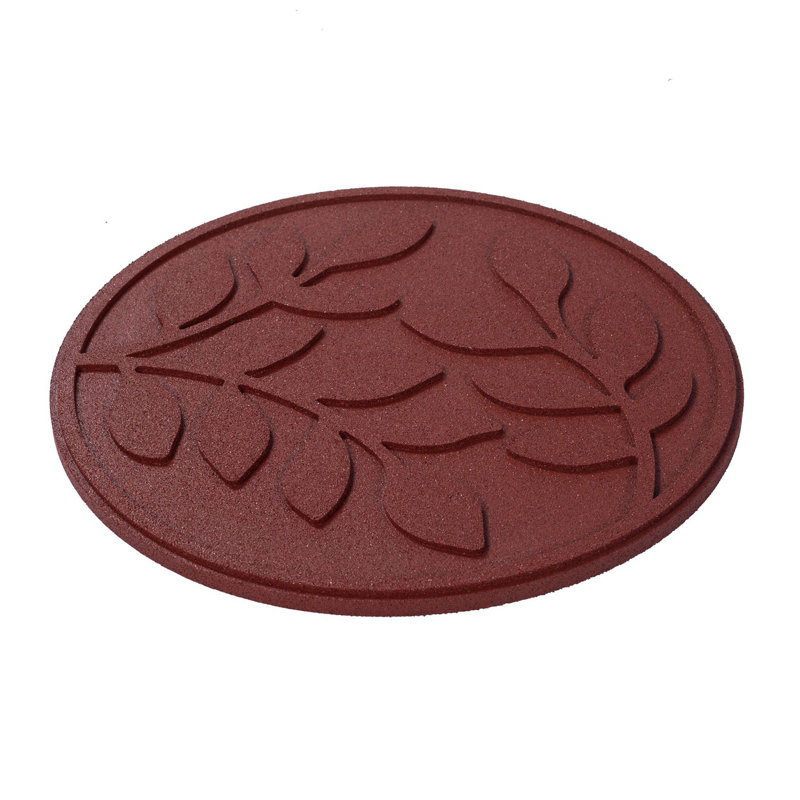 Stone Nautical & Beach Stepping Stone, 1, Red
