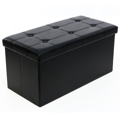 Carden Faux Leather Ottoman