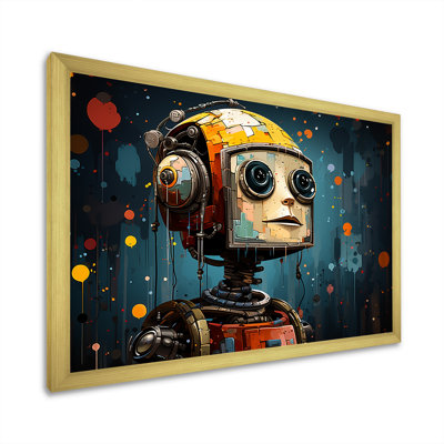 Popart Robot Fusion II - Art mural Pop Art