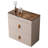 High-quality Modern Nightstand,Glass Top,No assembly required-306737301