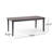 DINING TABLE WITH SQUARE LEG