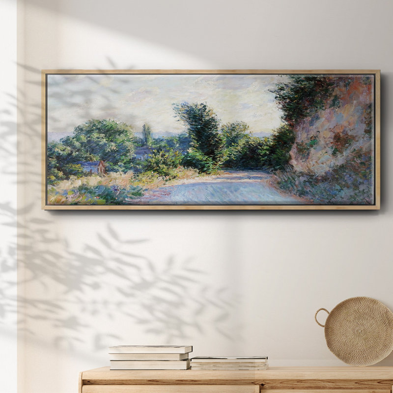 Route près de Giverny 02, 1885 - Toile encadrée
