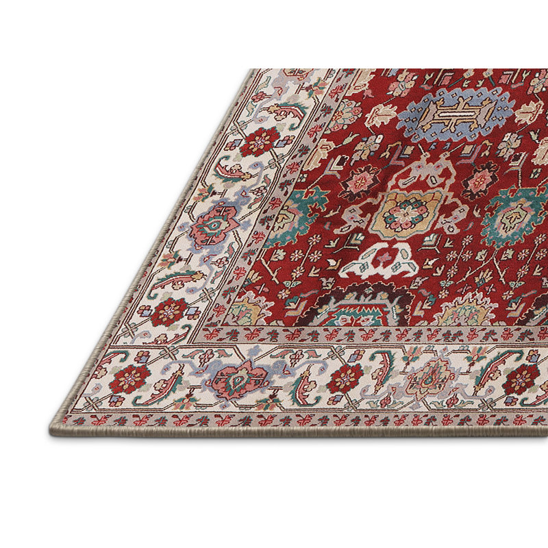 Tapis oriental rouge / ivoire Garabed, Rectangle 2 pi x 3 pi