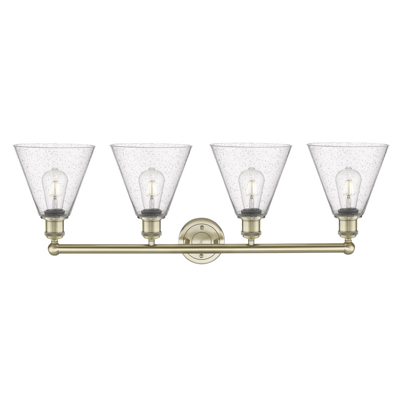 Beva 4 - Light Dimmable Vanity Light, Antique Brass