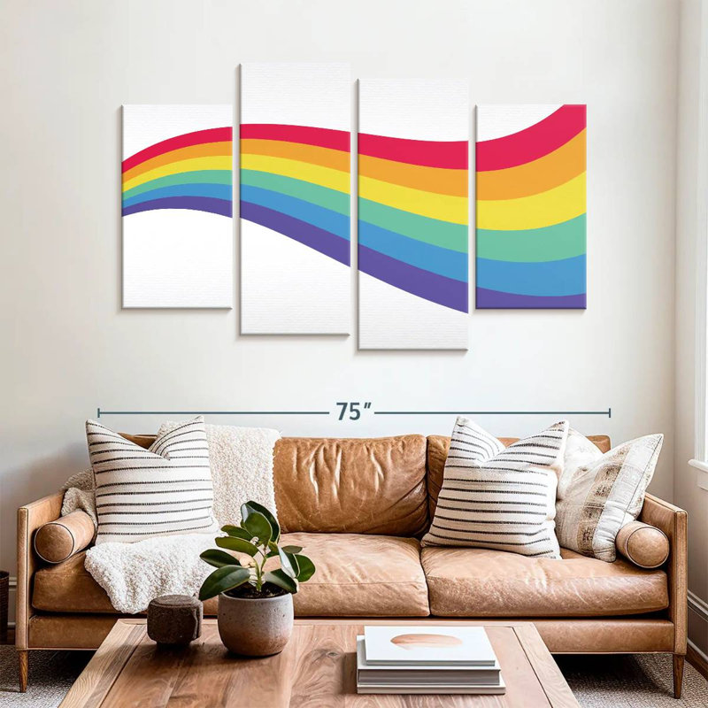 Couleurs de la fierté éternelle, H 42 po x l 68 po
