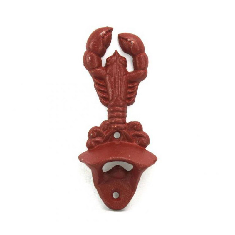 Bottle Opener, Red Whitewashed
