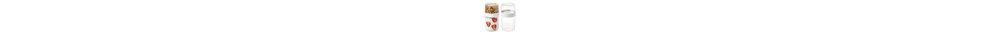 iDesign Medium Stack 'n Snack Food Containers - Stackable Snack Containers - Set of 2 - Clear/White-111807552