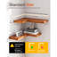 2 Piece L-Shaped Acacia Floating Shelf-911696672
