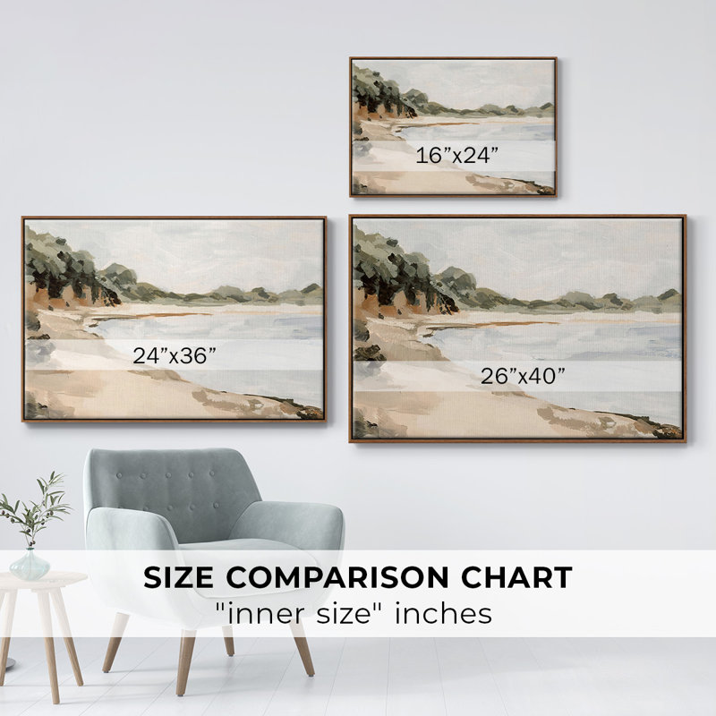 Bluff Bay II, Noyer, H 17 po x l 25 po x P 2 po