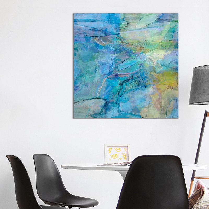 Random V by Michael Tienhaara - Print on Canvas, Wrapped Canvas, 93.98cm H x 93.98cm W x 1.91cm D