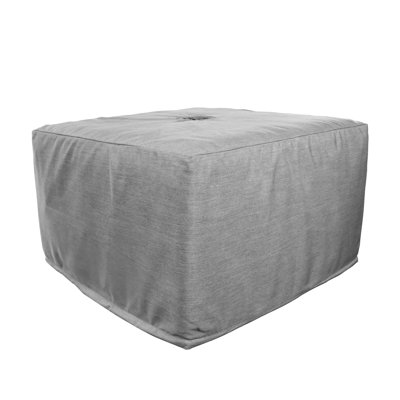 Repose-pieds extérieur Labraya avec coussin Sunbrella