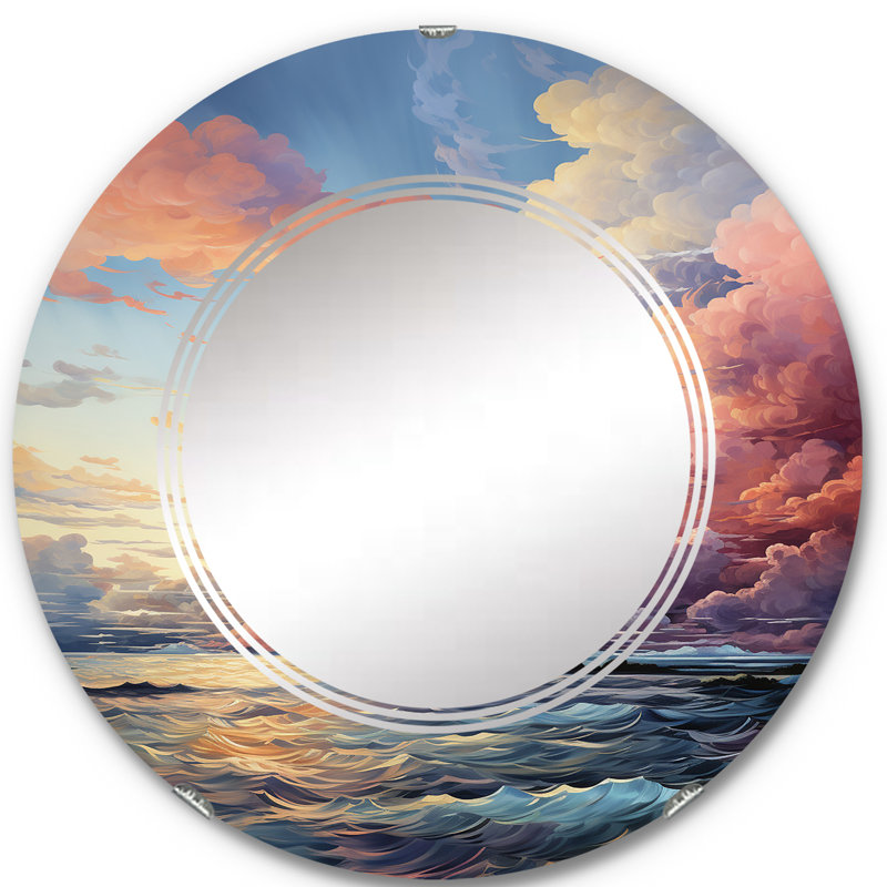 Goulaine - Miroir mural rond, 24 po x 24 po