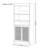 Simple and Classic Solid Wood Display Cabinet