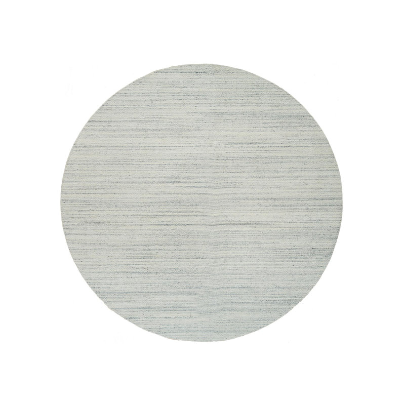 Tapis rond en laine biologique tissé à la main 11 pi 9 po x 11 pi 9 po 819EABC7E07B4878A641A8990E2D7CFF
