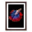 Siamese Fighting Fish in Abstract - Picture Frame Painting Print-55619467-55619470