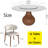  Otelia 7PCS Round Dining Table Chairs Set With Lazy Susan-1623993054-1611351947-1623993055