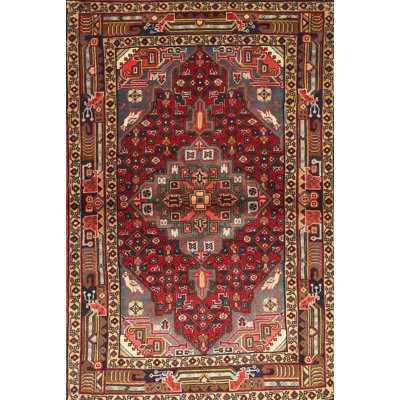 Tapis traditionnel rouge / brun Merilyn