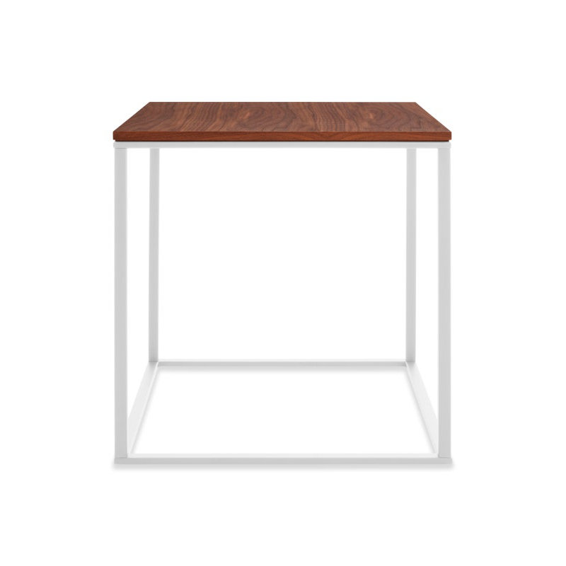 Minimalista 3 - Piece Coffee Table Set, White, Walnut