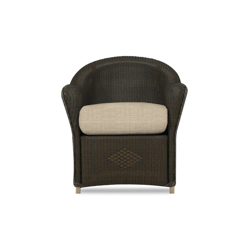 Reflections Outdoor Dining Armchair, Bark, Demo Stone