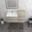 Moreno Bailey 49 " W Wall Mounted 1 Single Combined Vanity Unit Bathroom Vanity With Acrylic Top-87461404
