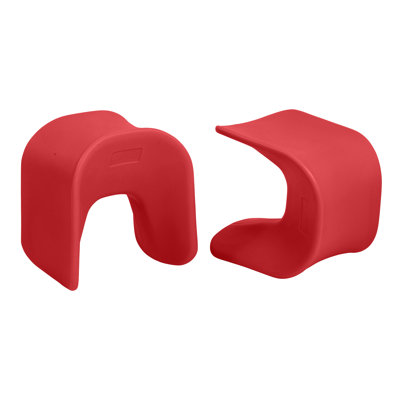 ECR4Kids Wave Seat Perch Stool, 14in - 15.1in Seat Height, Flexible Seating, 2-Pack