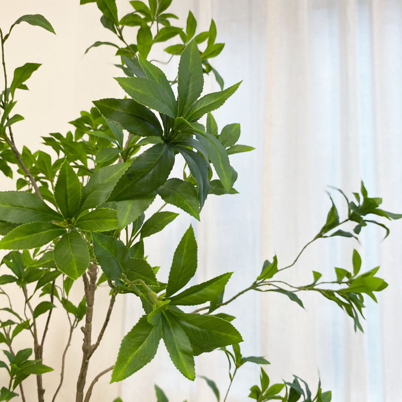 Faux arbre artificiel japonais Enkianthus, H 84 po x l 32 po x P 32 po