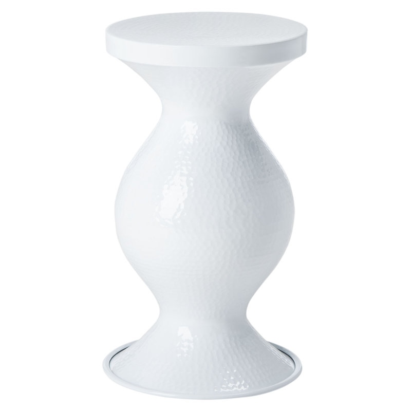 Tabouret d'appoint Oxley, Blanc