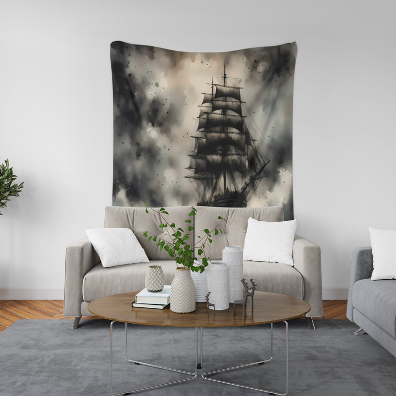 Tapisserie murale, H 60 po x l 51 po x P 0,5 po