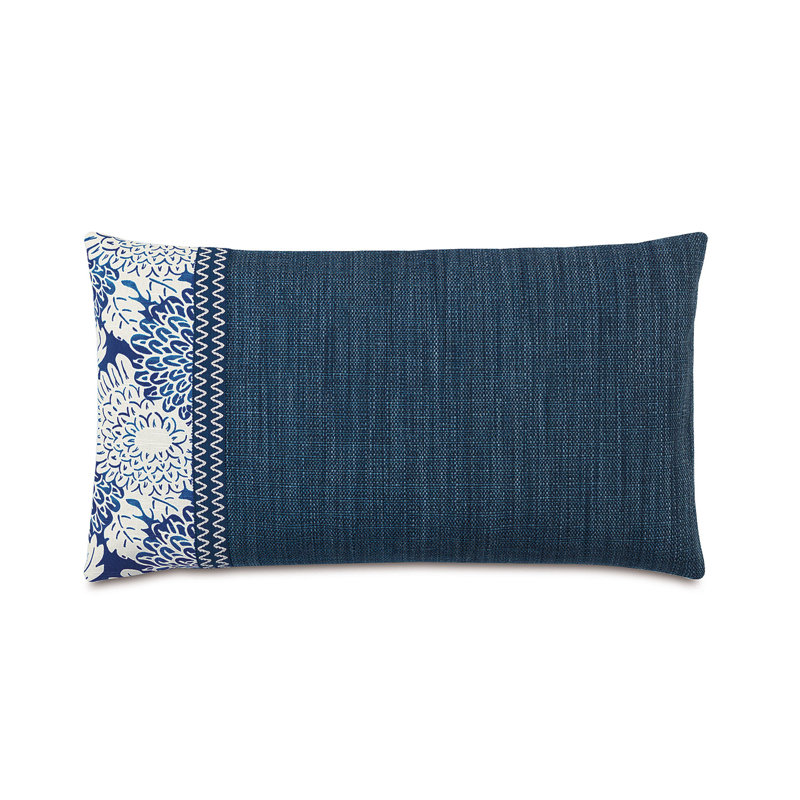Indira Polyester Blend Zip Sham, King, Left