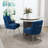 Farr Velvet Upholstered Side Chair With Silver Legs-1079766505