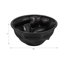 Bol en grès noir Arleta - Accessoire de vaisselle élégant pour la maison - 15 po x 15 po x 7 po