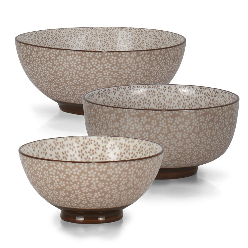 Ensemble de bols 3 pièces Camille 4 po, 6 po, 7,5 po