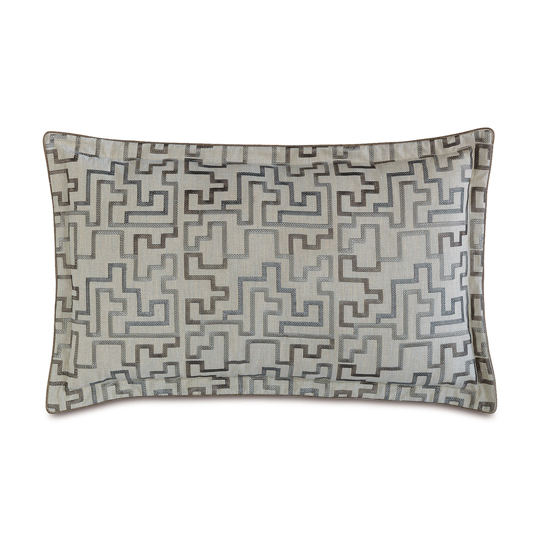 Ezra Prosecco Stone/Mack Heather Cotton Blend Piece Sham Eastern Accents 