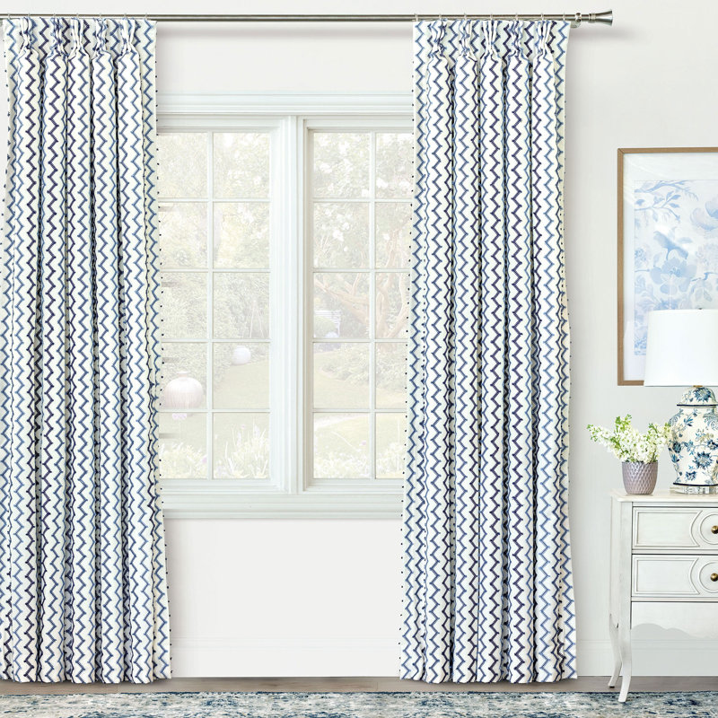 Beatrice Room Darkening Curtain, 40" W x 108" L