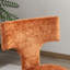 Ensemble de 2 chaises de salle à manger de style Mid-Century rembourrées en tissu chenille-505495894