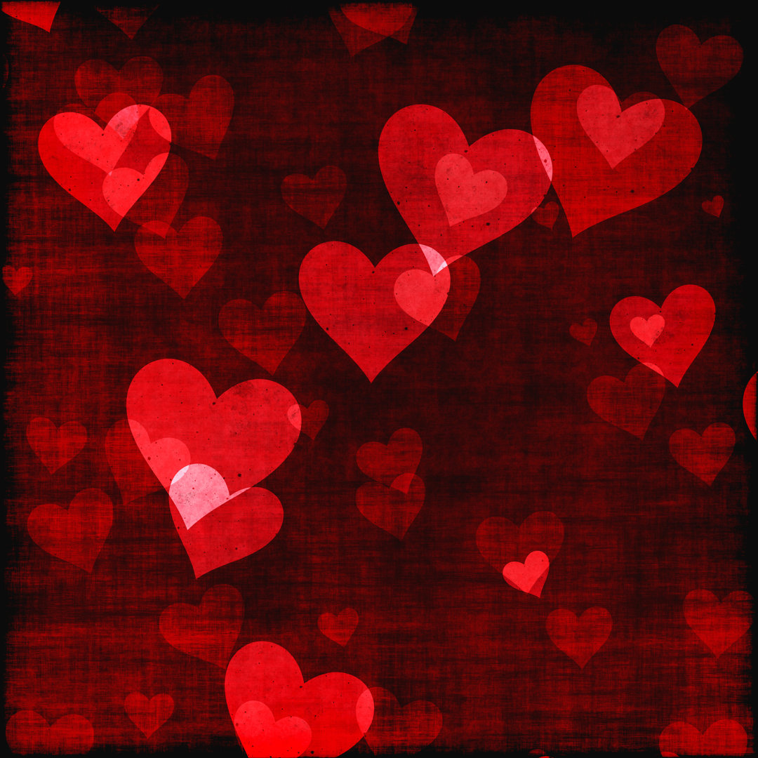 Vanleer Background of Valentine's Day Print