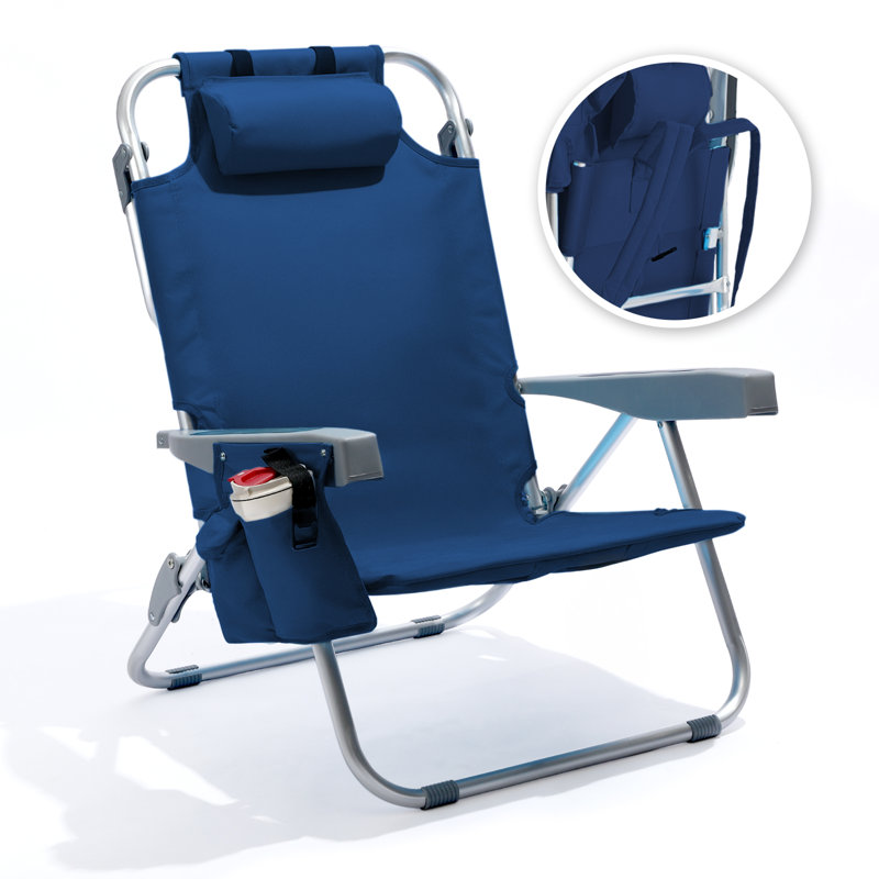 Chaise de plage en aluminium, 1, Marine