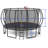 YC 16FT Trampoline Pumpkin- Black Red