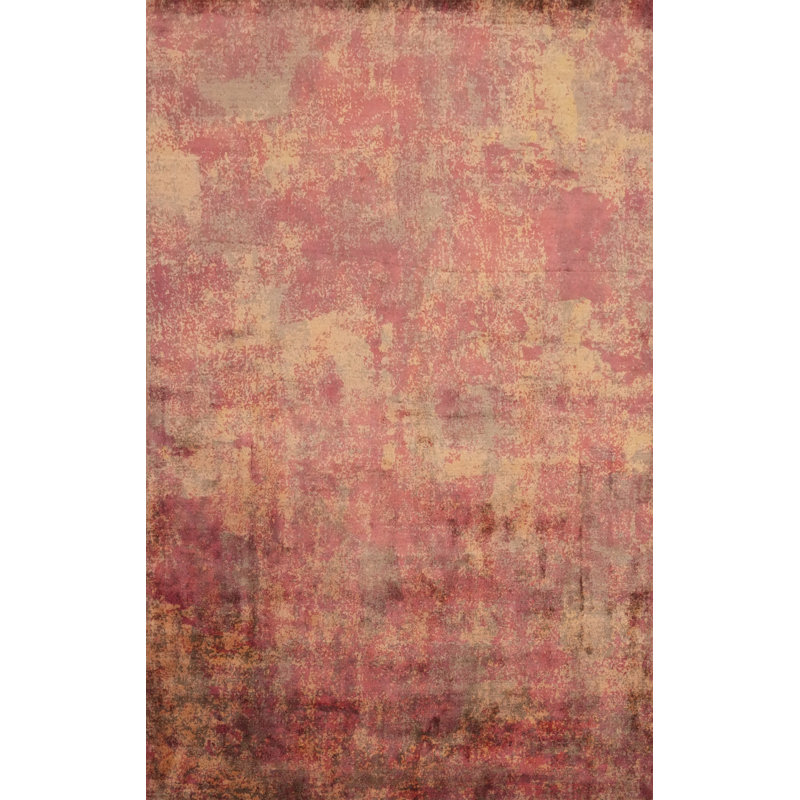 Warmth and Elegance Abstract Textured Area Rug 7x10