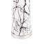Landrienne 70cm Tall Table Lamp with Glass Base for Bedroom Furniture, Bedside Buffet Lamp with Linen Shade
