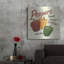 «Sweet Peppers» par David Carter, art mural en métal brun, 36 po x 36 po