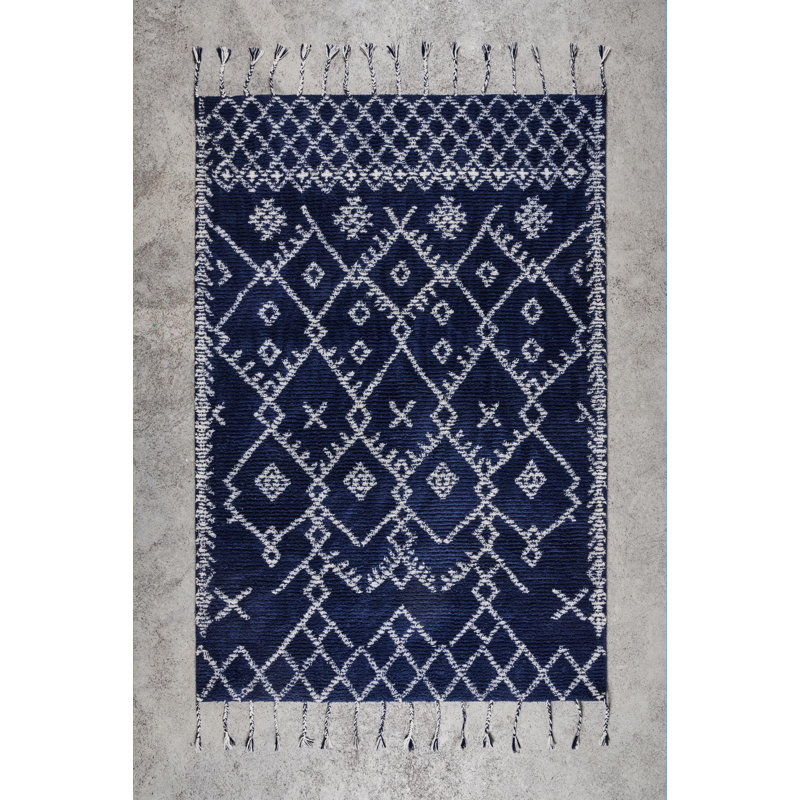 Geometric Hand Woven 160cm X 230cm Area Rug