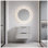 Meuble-lavabo de salle de bain avec lavabo et tiroirs en céramique