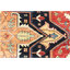 Tapis ivoire et rouille en laine noué à la main-216691966