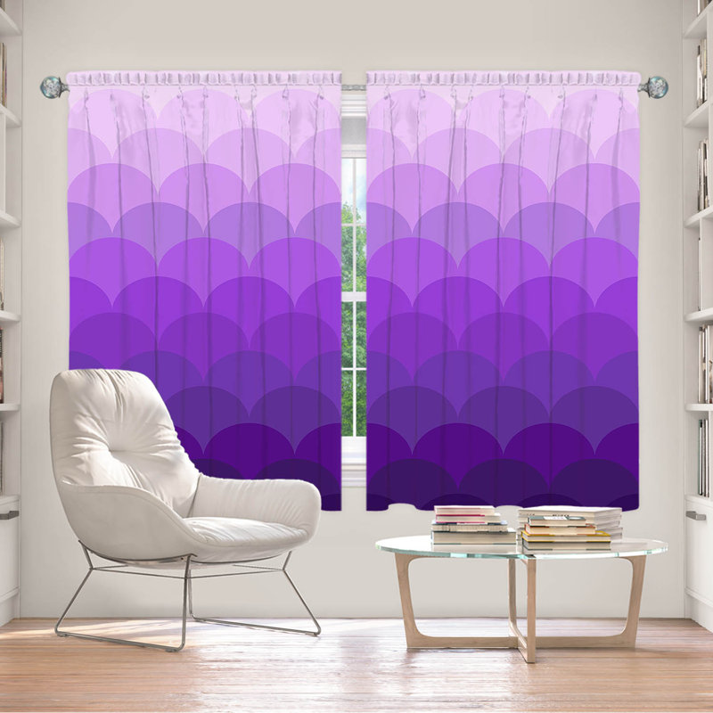 Paire de rideaux obscurcissant en polyester Bayete, L 56 po x L 78 po