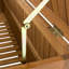 Abri Solid Eucalyptus Wood Deck Box