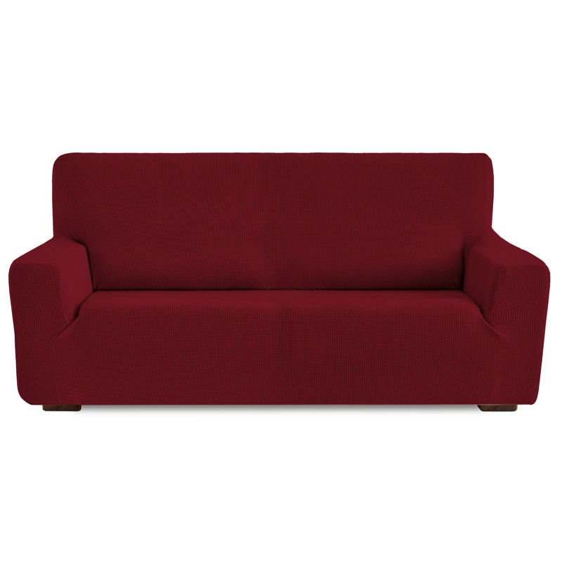 Monaco Sofa Slipcover, 110cm H x 265cm W x 1cm D, Red