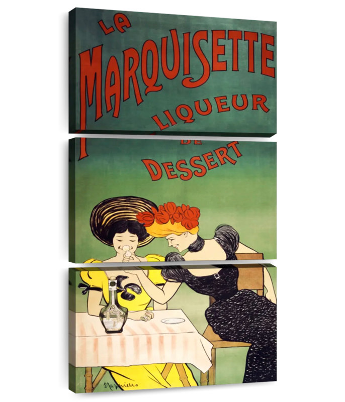 La Marquisette, liqueur de dessert 1903, H 27 po x l 12 po