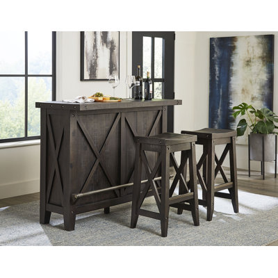 Ensemble de bar avec rangement Kilby